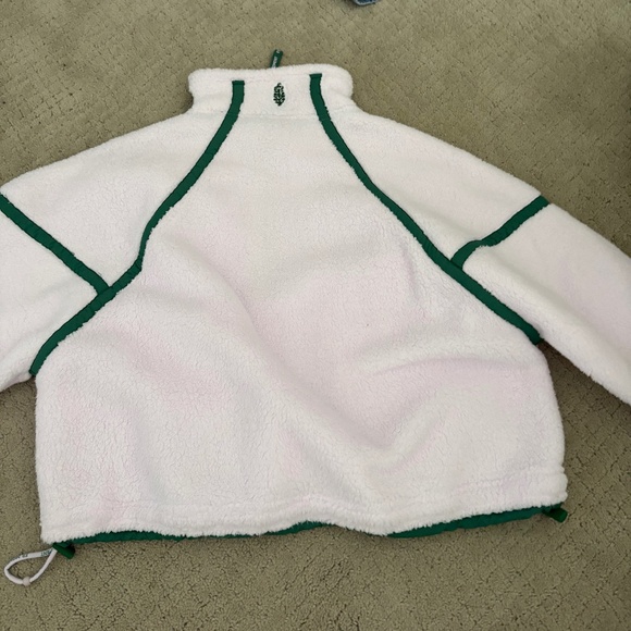 Free People FP Movement Hit The Slopes Fleece Jacket – Pink & Green | NWT - Picture 12 of 12